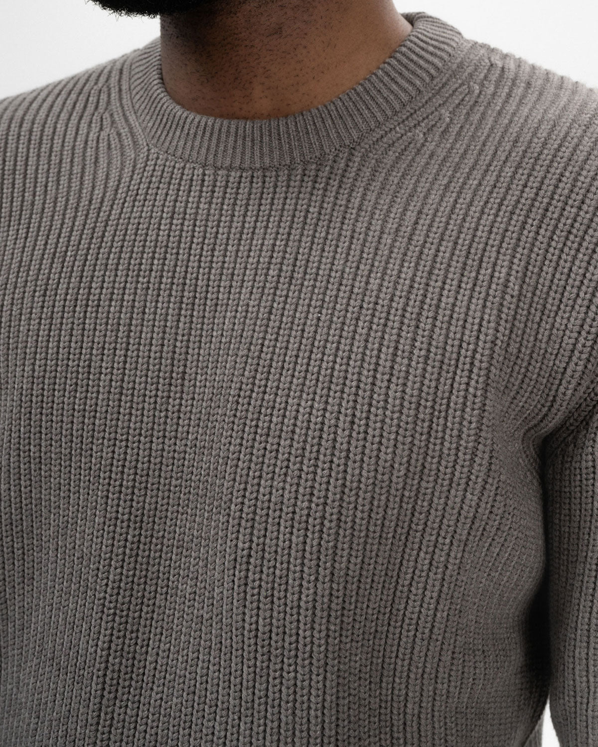 Mela Herren Bio Baumwolle Rundhals Strickpullover Vegan