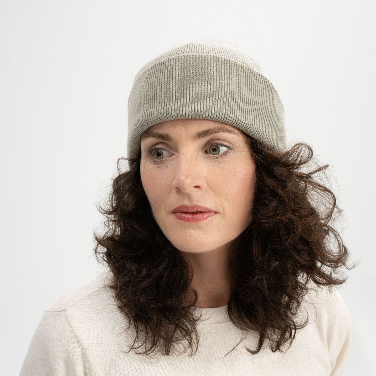 Mela Unisex Feinstrick Mütze Bio Baumwolle