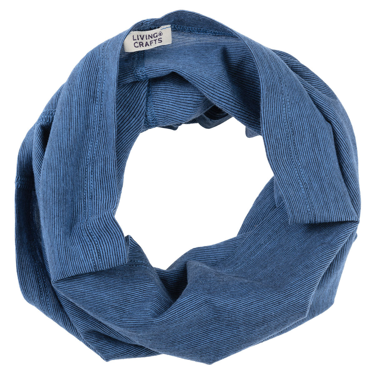 Living Crafts Unisex Multifunktionstuch Bio Wolle Bio Baumwolle