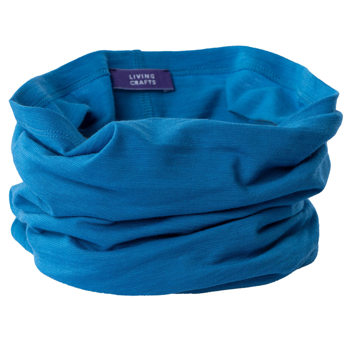 Living Crafts Unisex Multifunktionstuch Bio Wolle Bio Baumwolle
