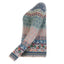 Dunque Damen Jacquard Pullover Bio Baumwolle Wolle