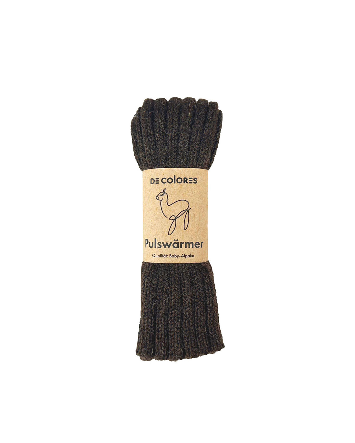 Alpaka Unisex Pulswärmer Armstulpen Rippstrick