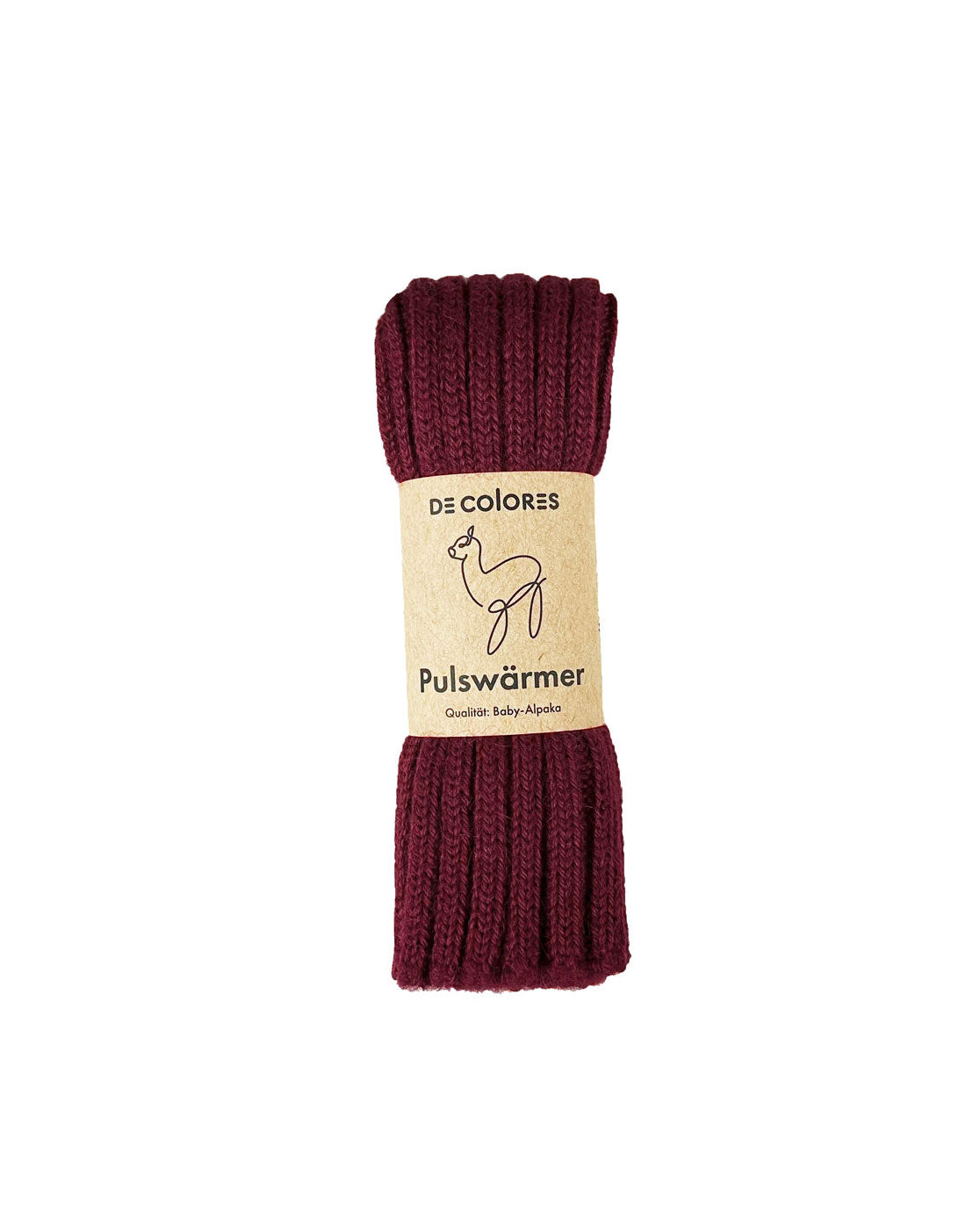 Alpaka Unisex Pulswärmer Armstulpen Rippstrick