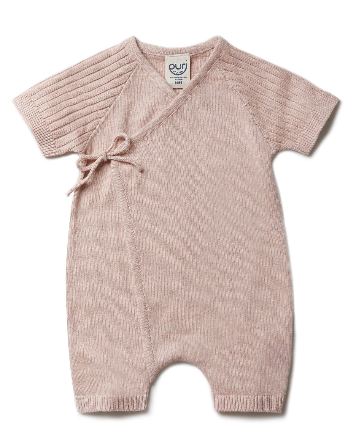 Puri Baby Overall kurze Beine Bio Baumwolle Seide