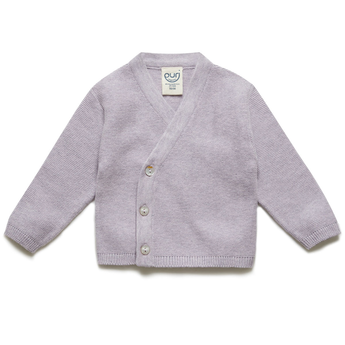 Puri Organic Baby Kimono Krausstrick Bio Baumwolle Seide