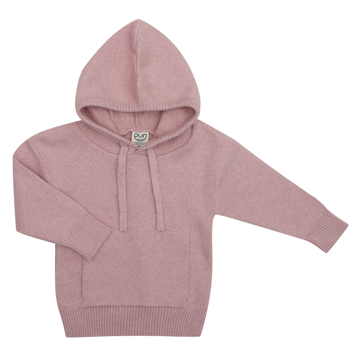 Puri Organic Kinder Hoody Doppelstrick Bio Baumwolle Wolle