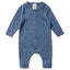 Puri Organic Baby Overall Rippe Bio Baumwolle Leinen