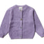 Puri Organic Baby Strick Jacke Popcorn Bio Baumwolle Leinen