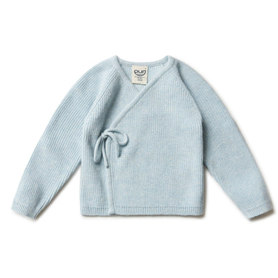 Puri Organic Baby Kimono Jacke Perlfangstrick Bio Baumwolle Seide