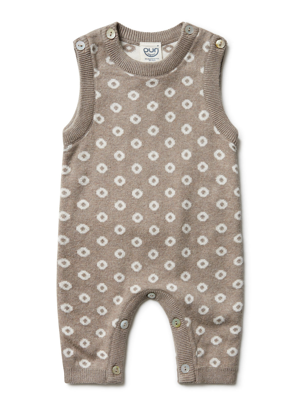 Puri Organic Baby Strampler Kreisel Bio Baumwolle Seide