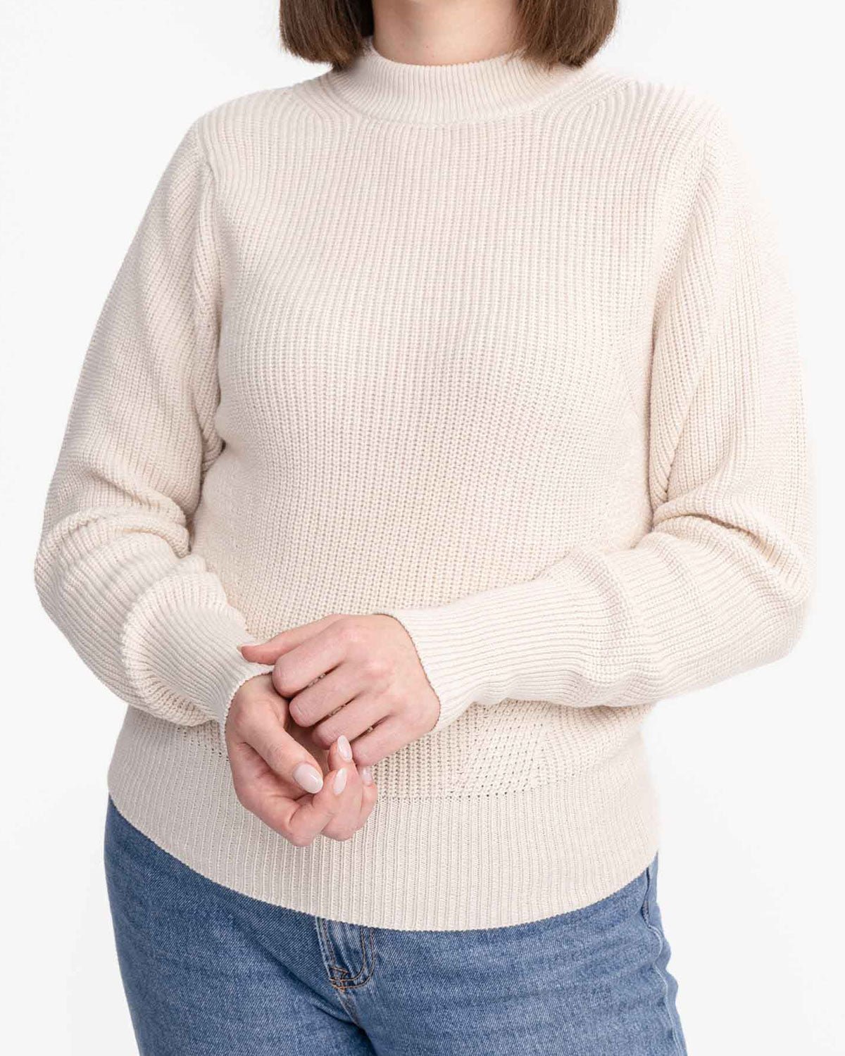 Mela Damen Bio Baumwolle Strickpullover