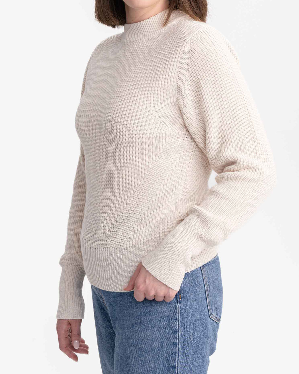 Mela Damen Bio Baumwolle Strickpullover