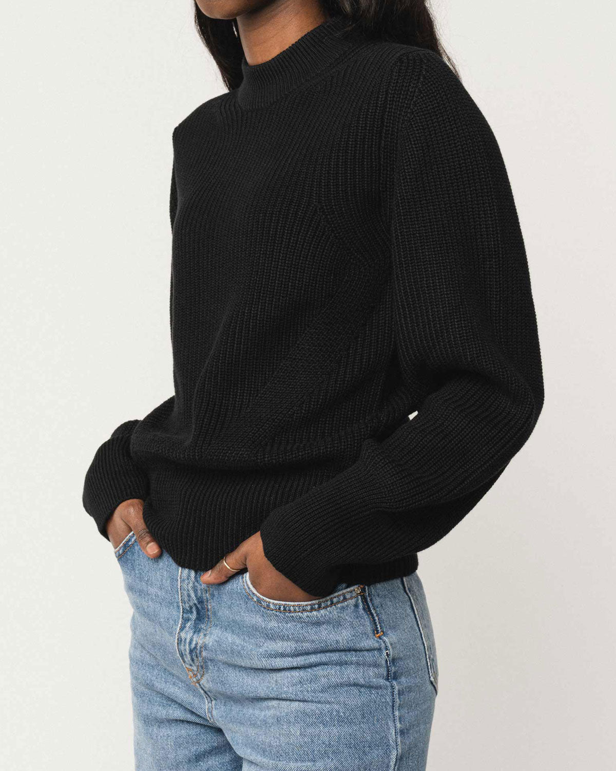 Mela Damen Bio Baumwolle Strickpullover