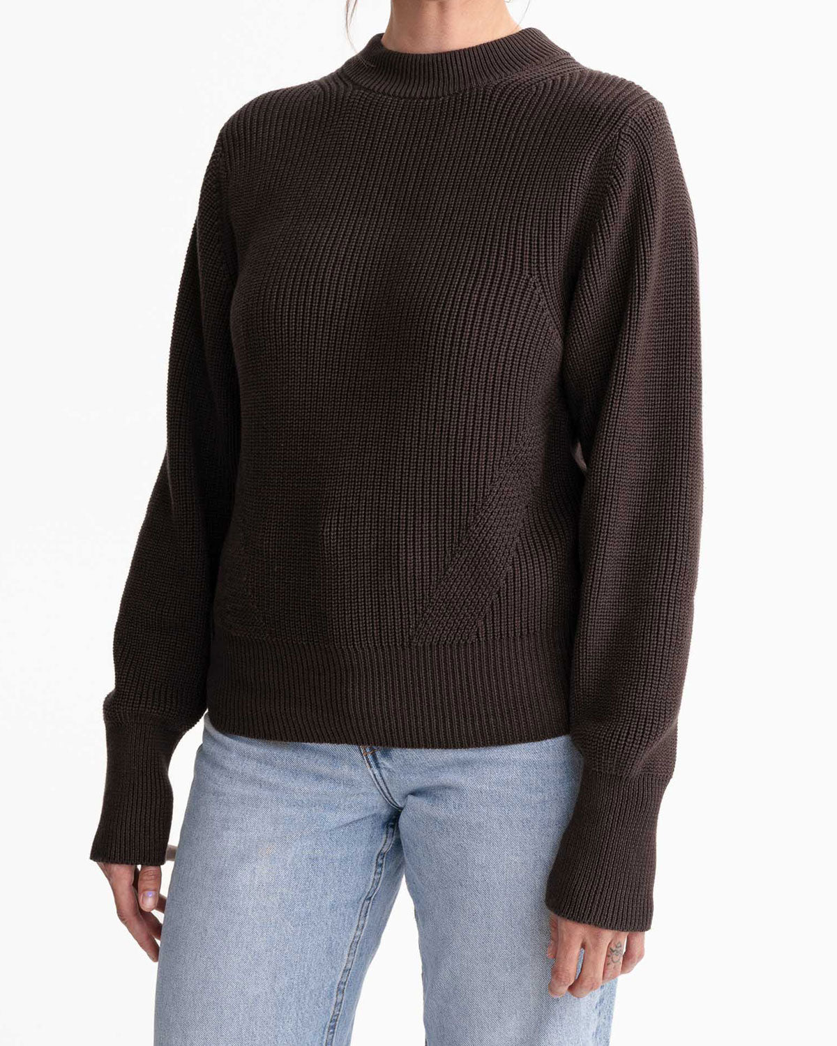 Mela Damen Bio Baumwolle Strickpullover