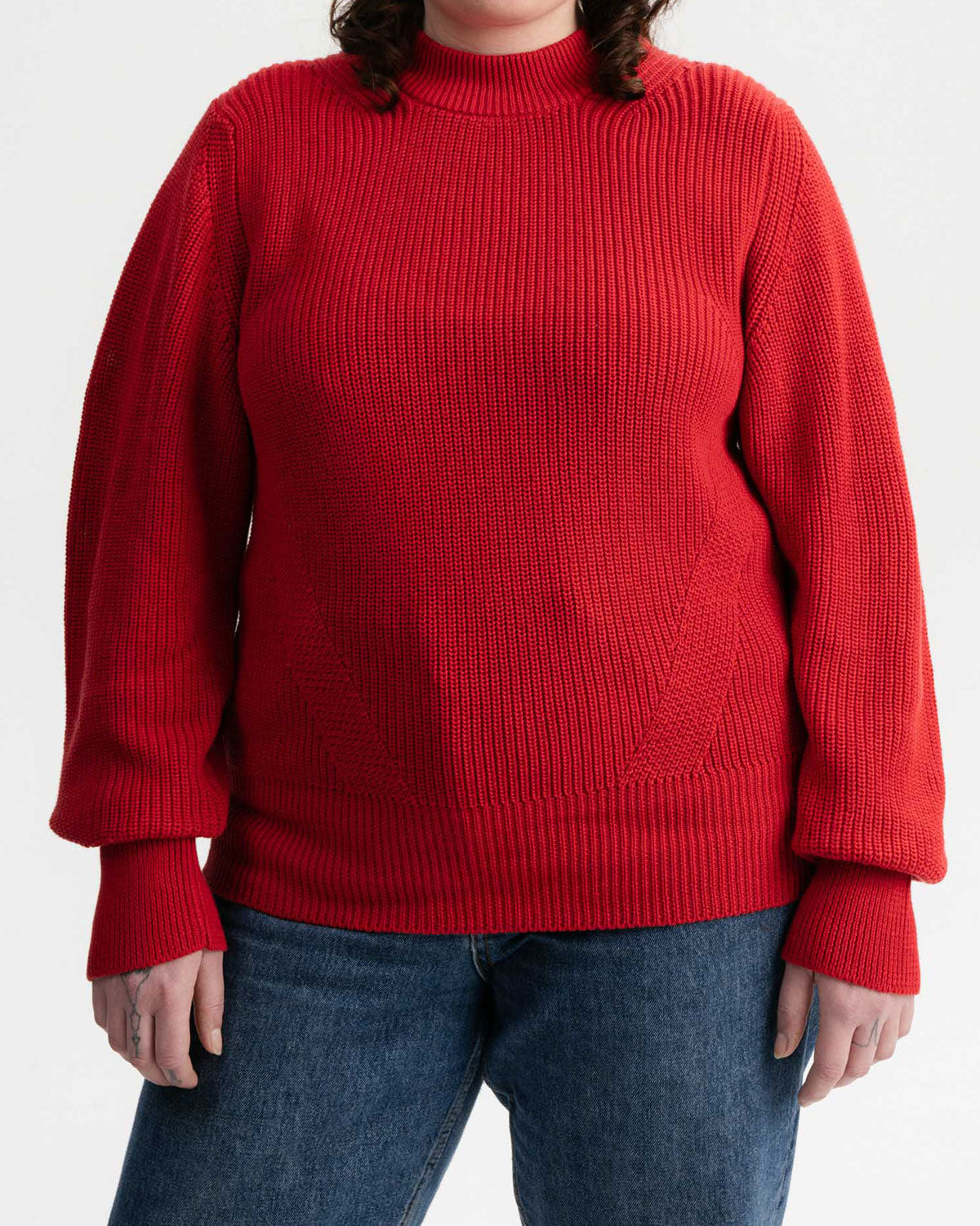 Mela Damen Bio Baumwolle Strickpullover