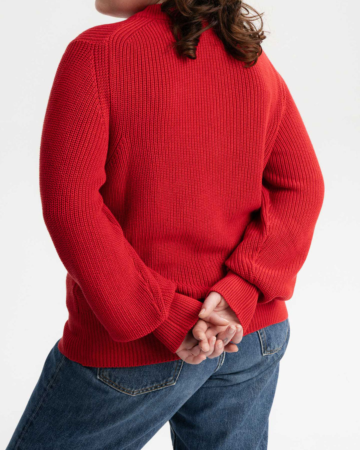 Mela Damen Bio Baumwolle Strickpullover