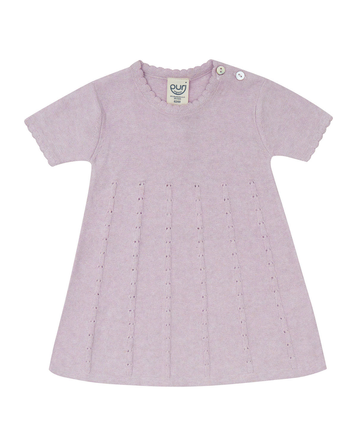 Puri Organic Kinder Kleid Bio Baumwolle Seide