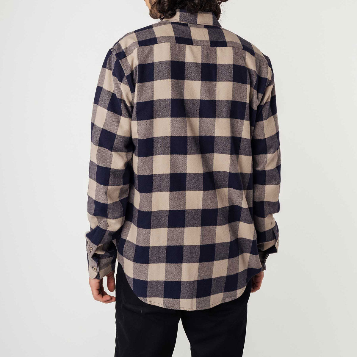 Mela Herren Bio Baumwolle Flanell Shirt Vegan