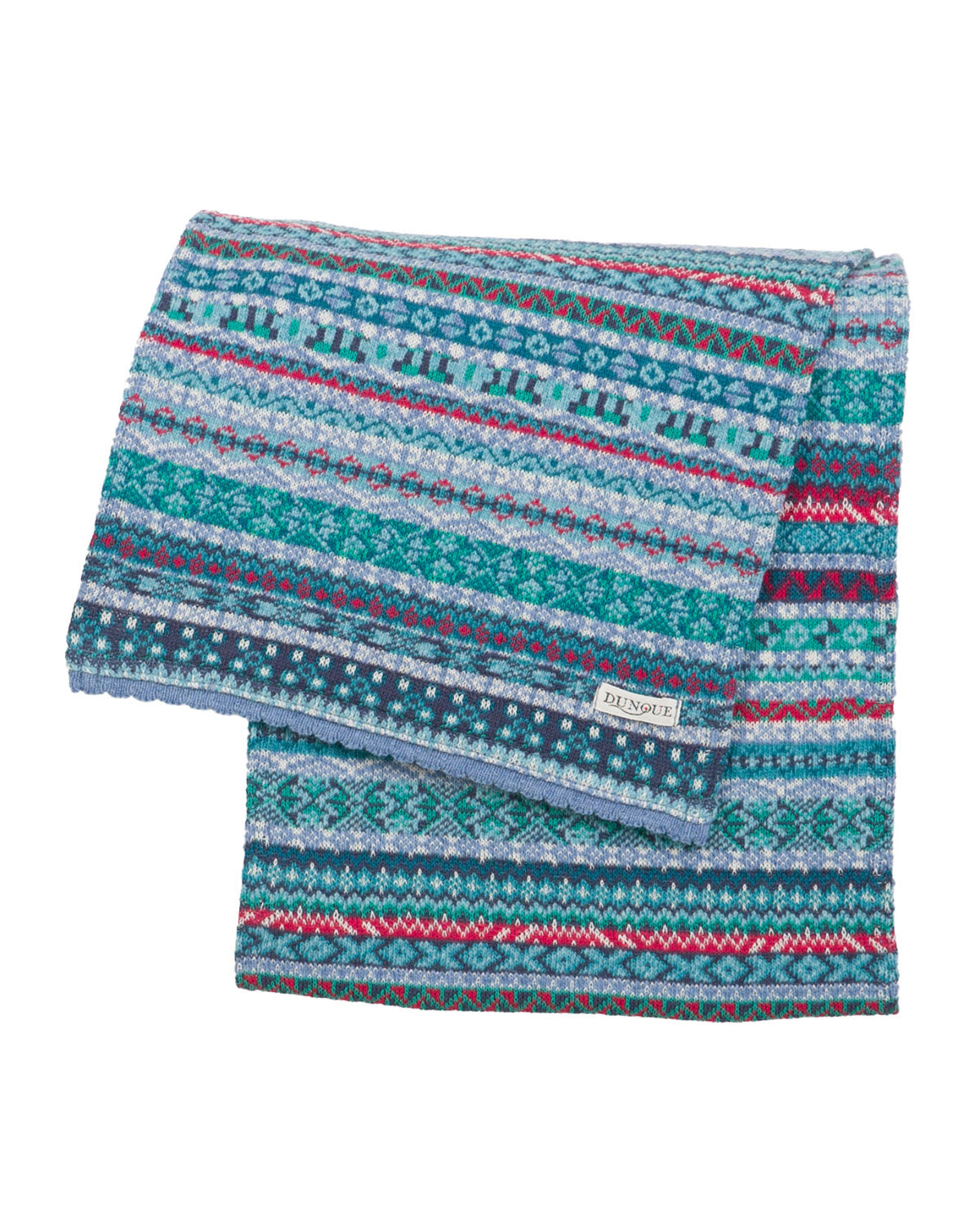 Dunque Jacquard-Schal Wolle Bio Baumwolle