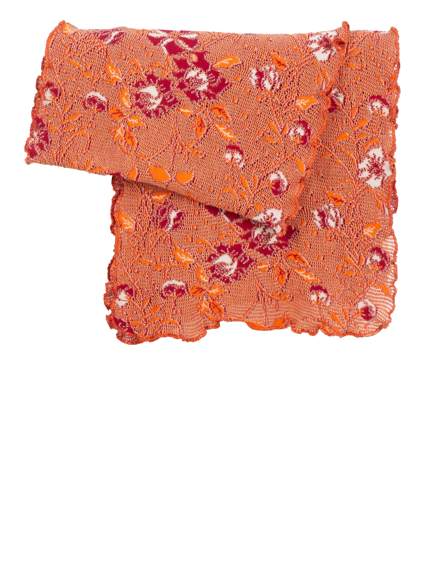 Dunque Jacquard-Schal Ajour Bio Baumwolle