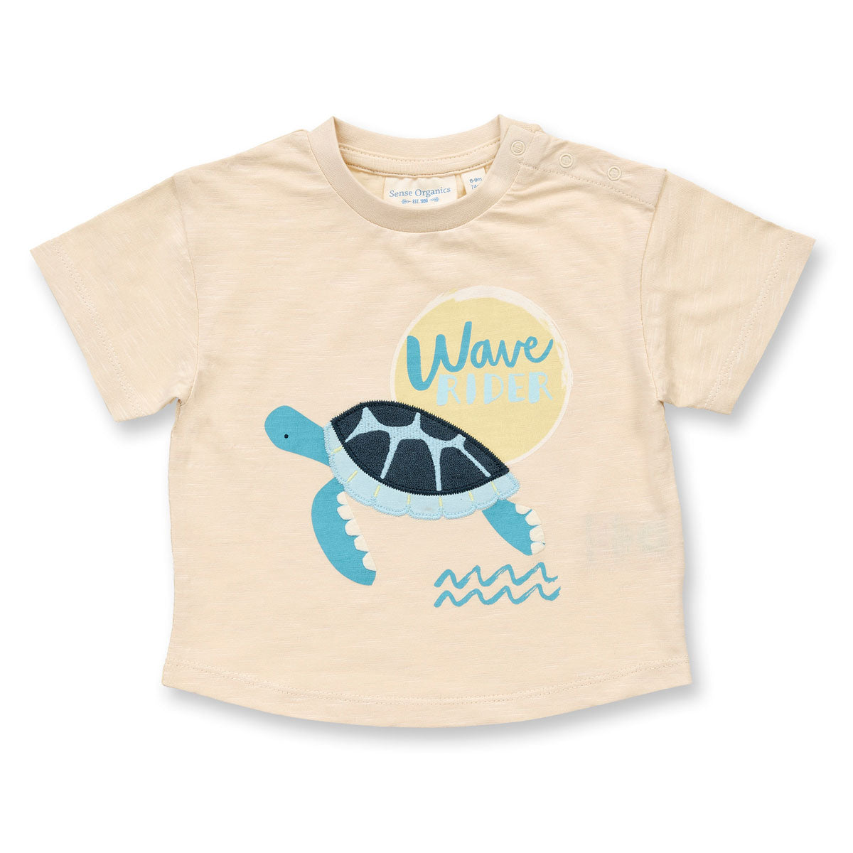 Sense Organics Baby T-Shirt Schildkörte Bio Baumwolle