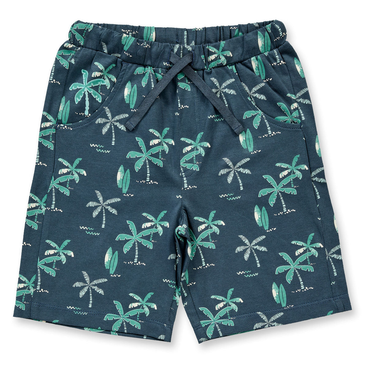 Sense Organics Kinder Shorts Kurze Hose Palmen Druck Bio Baumwolle