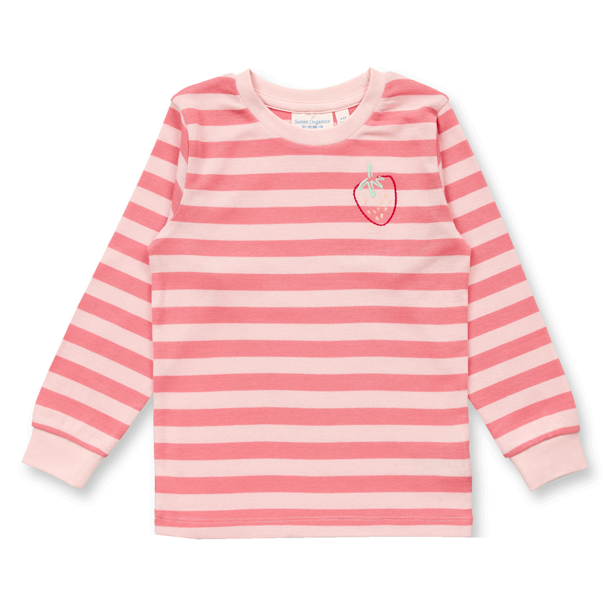 Sense Organics Kinder Ringel Schlafanzug 2-Teiler Bio Baumwolle