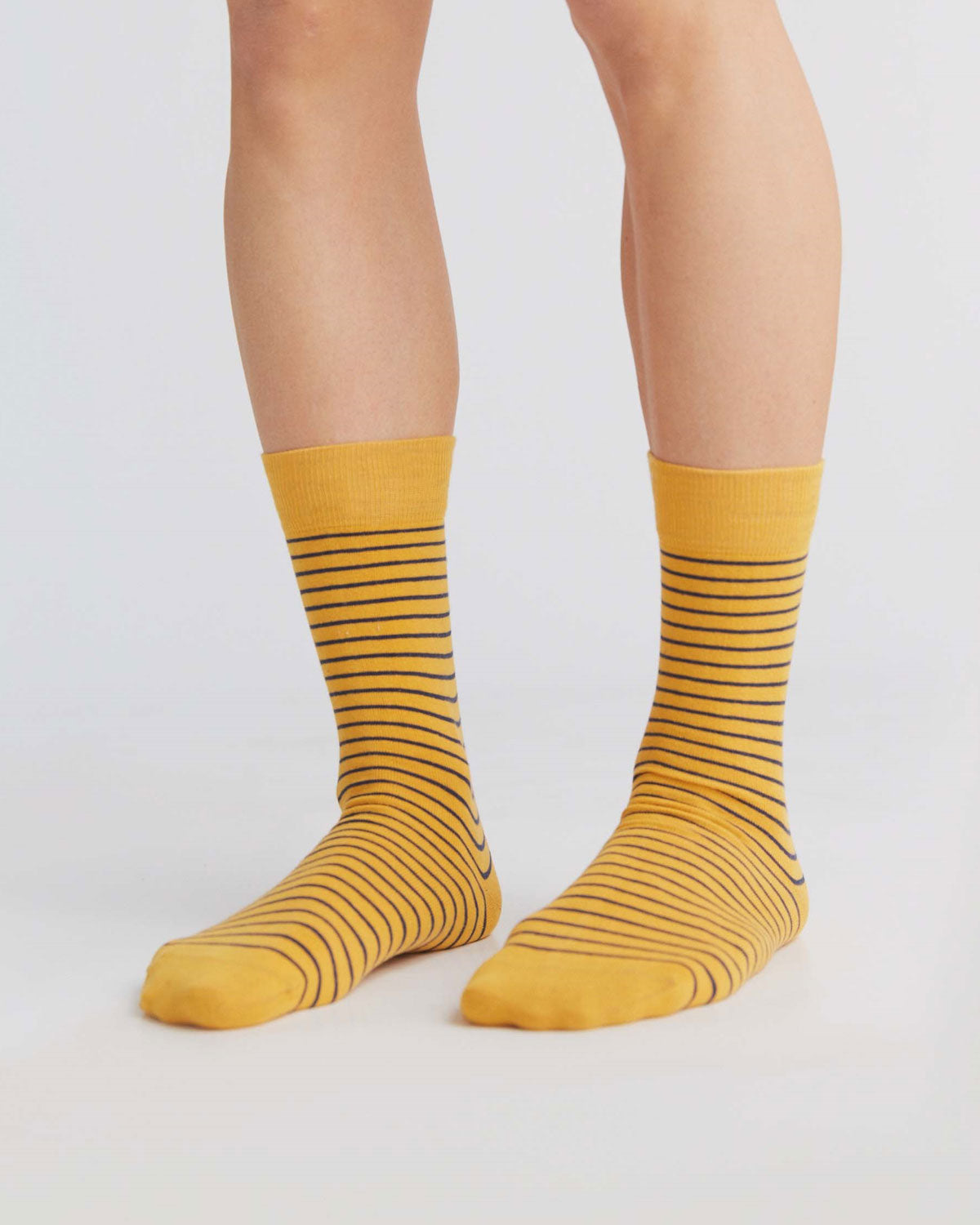Albero Natur Streifen Socken Bio Baumwolle Elasthan