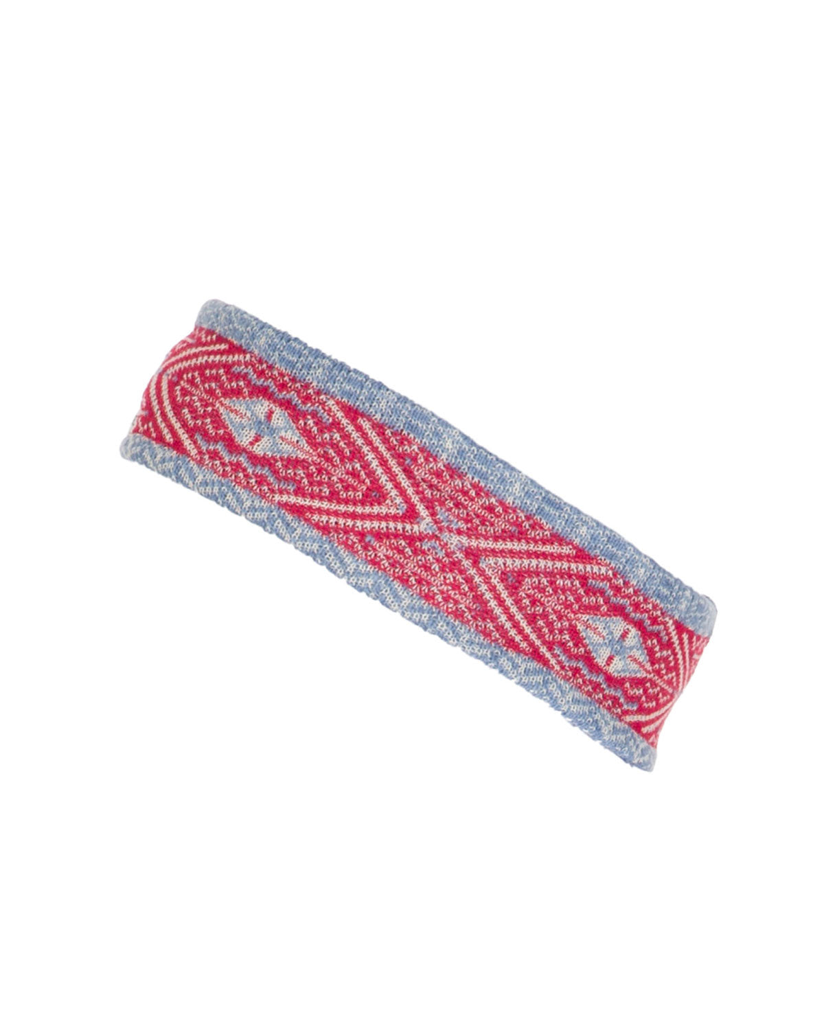 Dunque Jacquard-Stirnband Wolle Bio Baumwolle