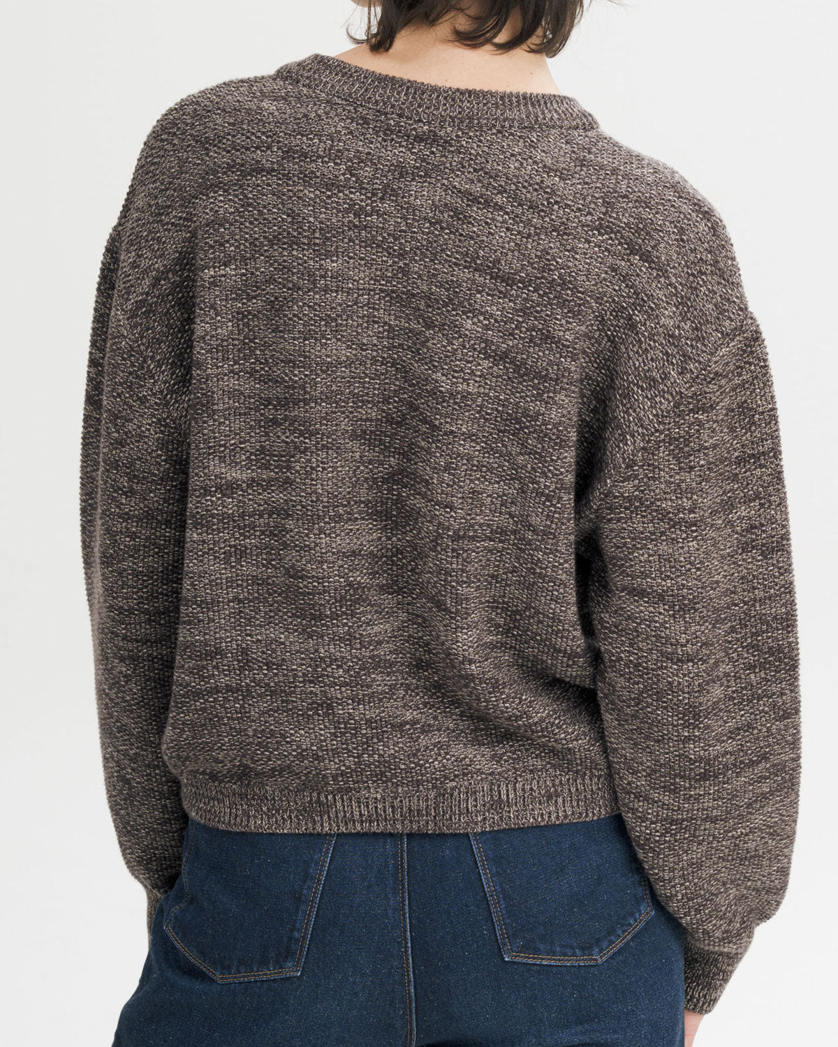 Mela Damen Bio Baumwolle Struktur Strick Pullover
