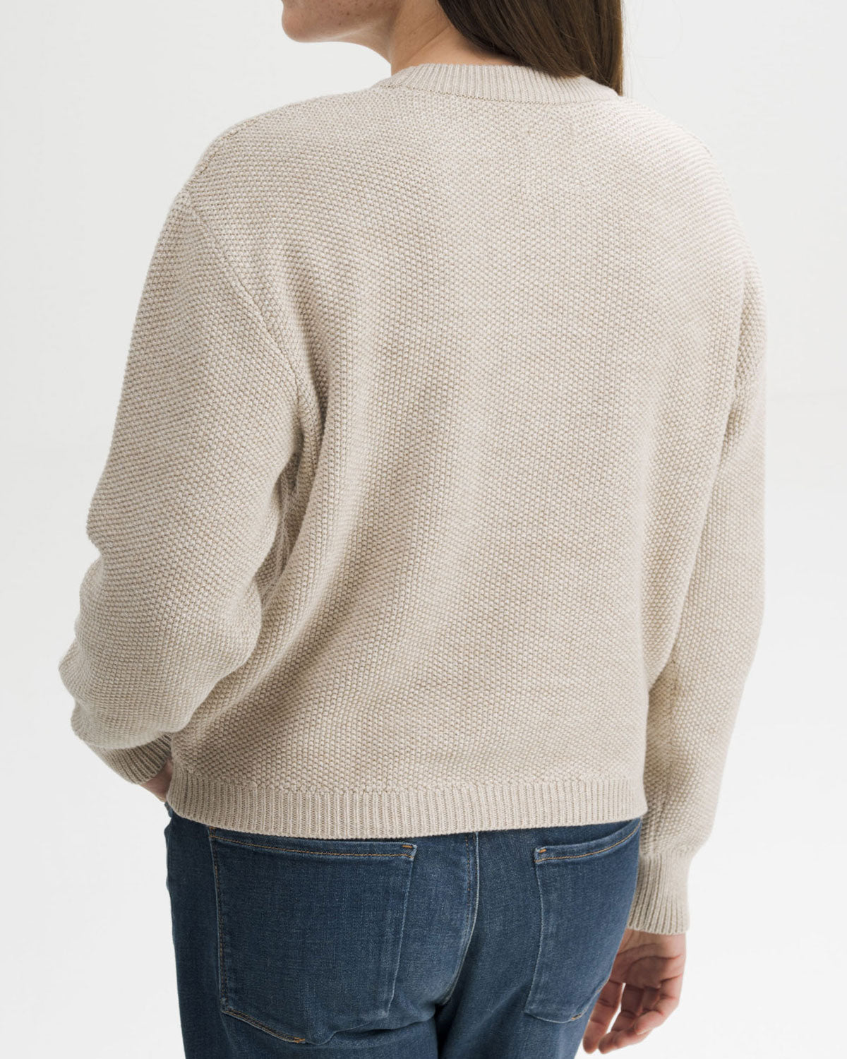 Mela Damen Bio Baumwolle Struktur Strick Pullover