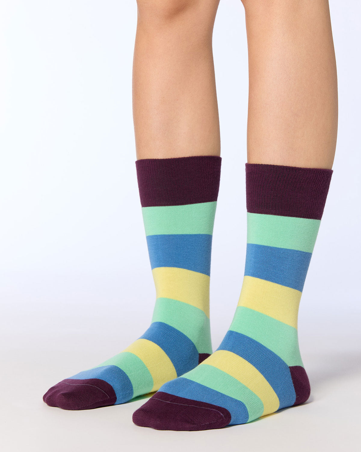 Albero Natur Socken Blockringel  Bio Baumwolle Elasthan