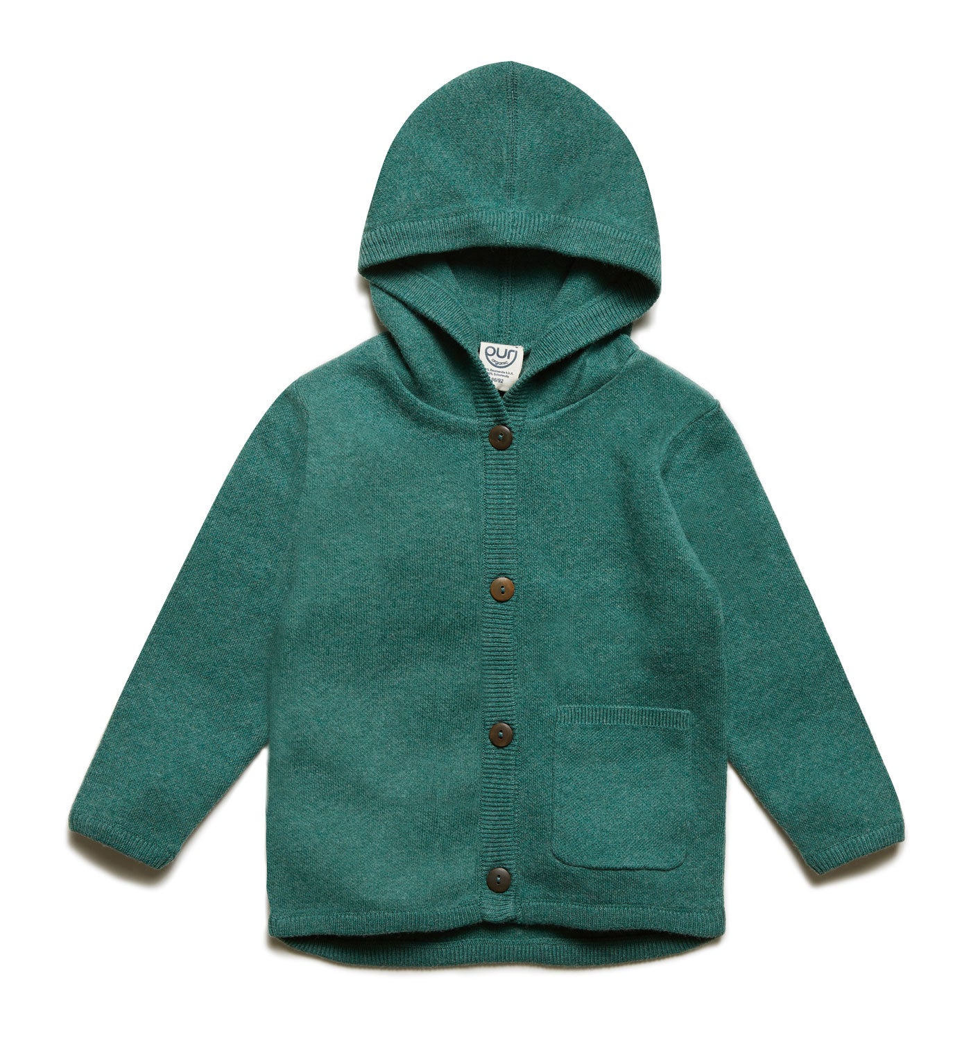 Puri Organic Keinkinder Hoody Doppelstrick Bio Baumwolle Wolle