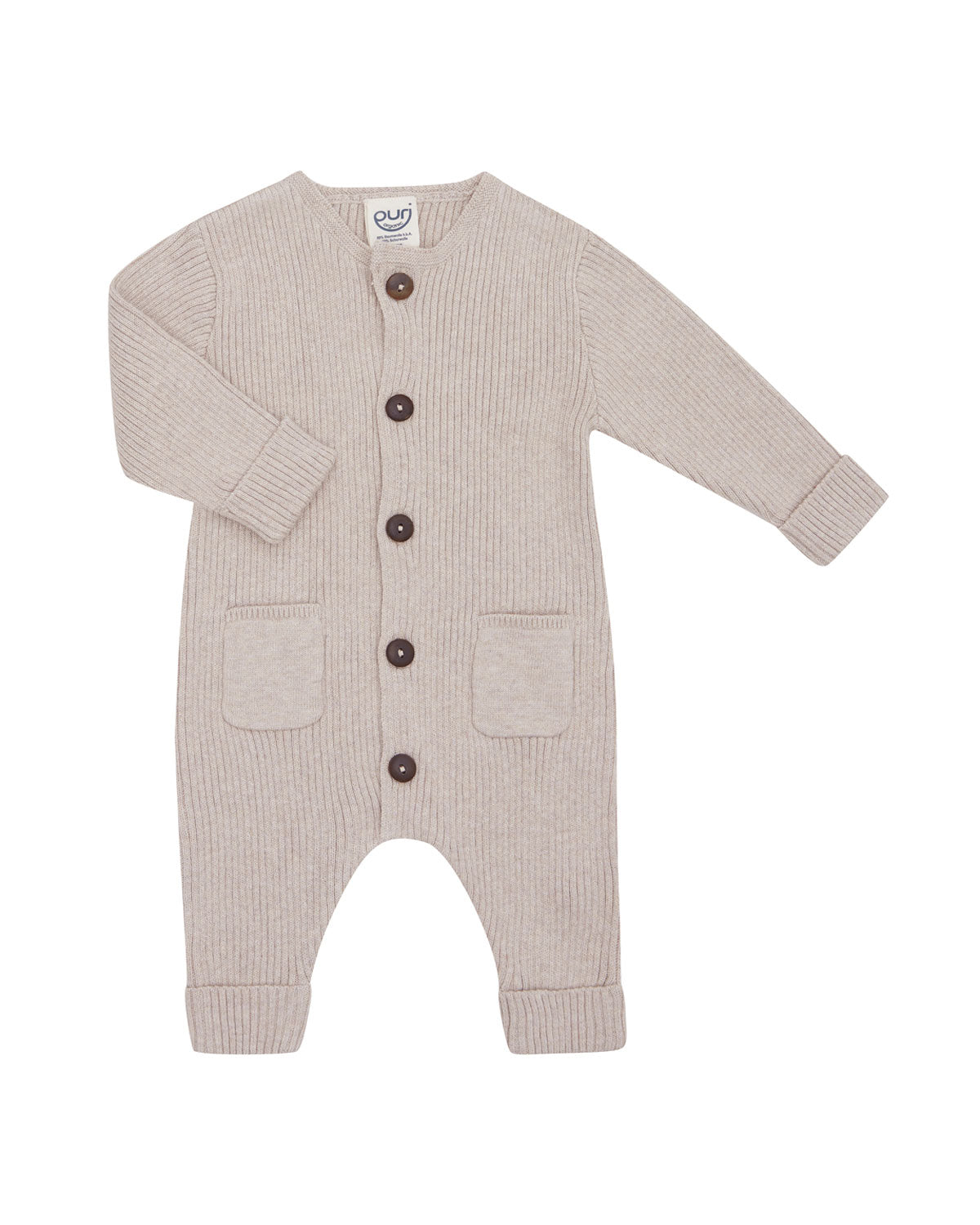 Puri Organic Baby Overall Rippstrick  Bio Baumwolle Wolle