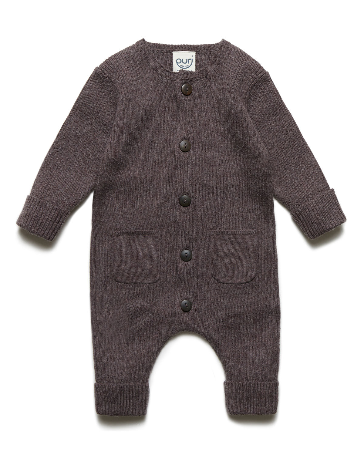 Puri Organic Baby Overall Rippstrick  Bio Baumwolle Wolle