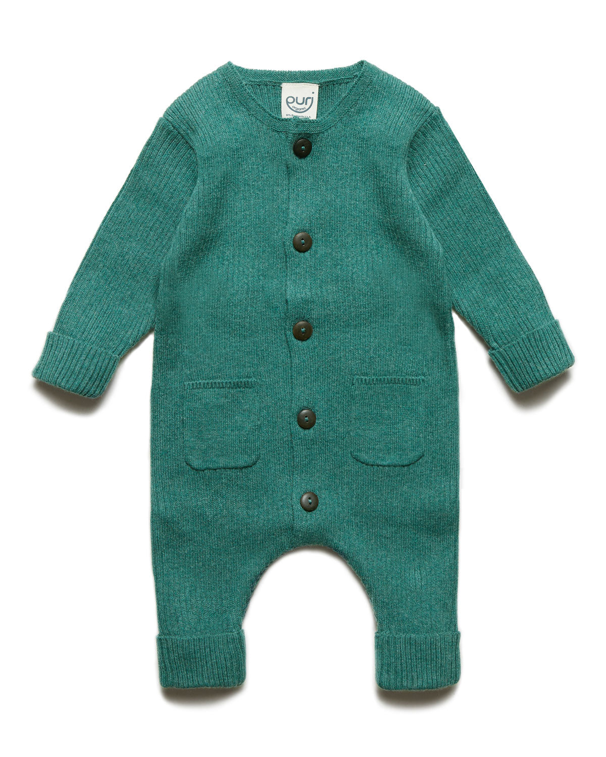 Puri Organic Baby Overall Rippstrick  Bio Baumwolle Wolle