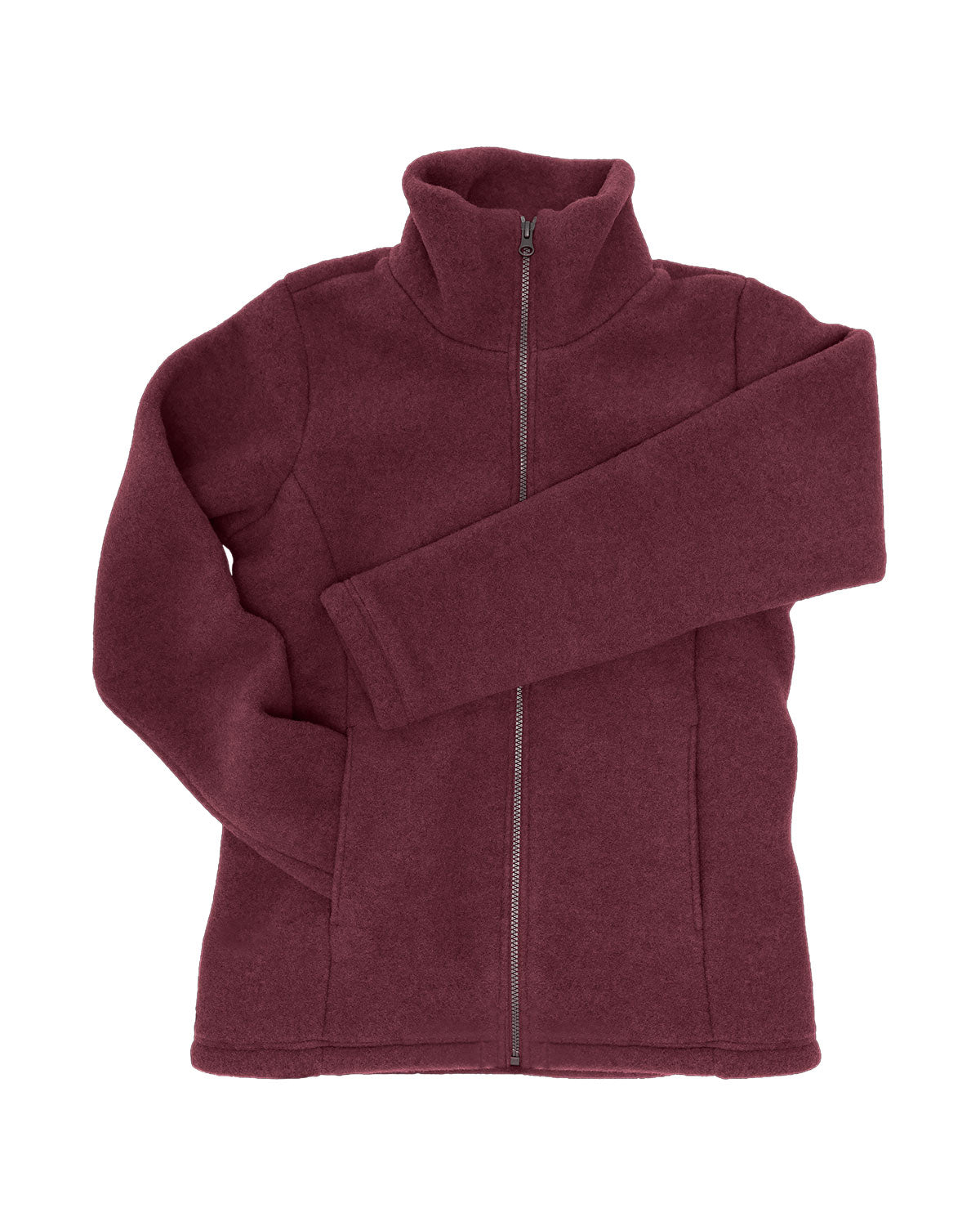Engel Damen Fleece-Jacke mit Reißverschluss Schurwolle