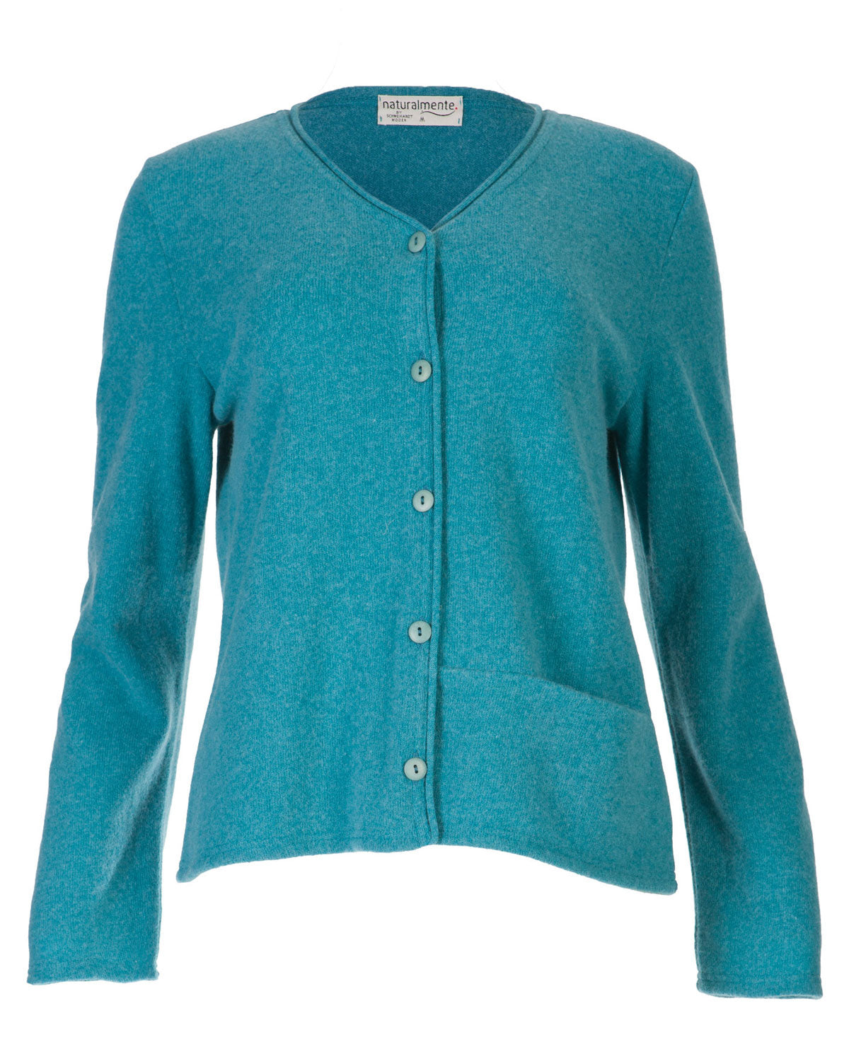 Naturalmente Feinstrick-Damenjacke Jacke Schuwolle