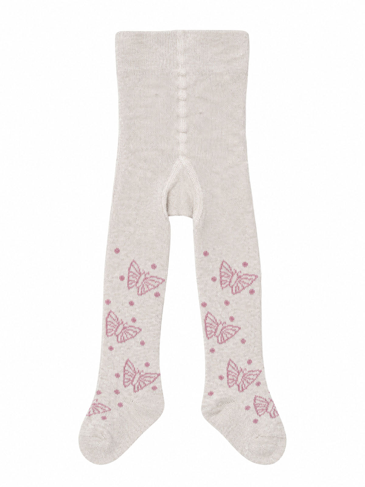 Baby-Strumpfhose Schmetterlingsmotiv Bio Baumwolle Elasthan