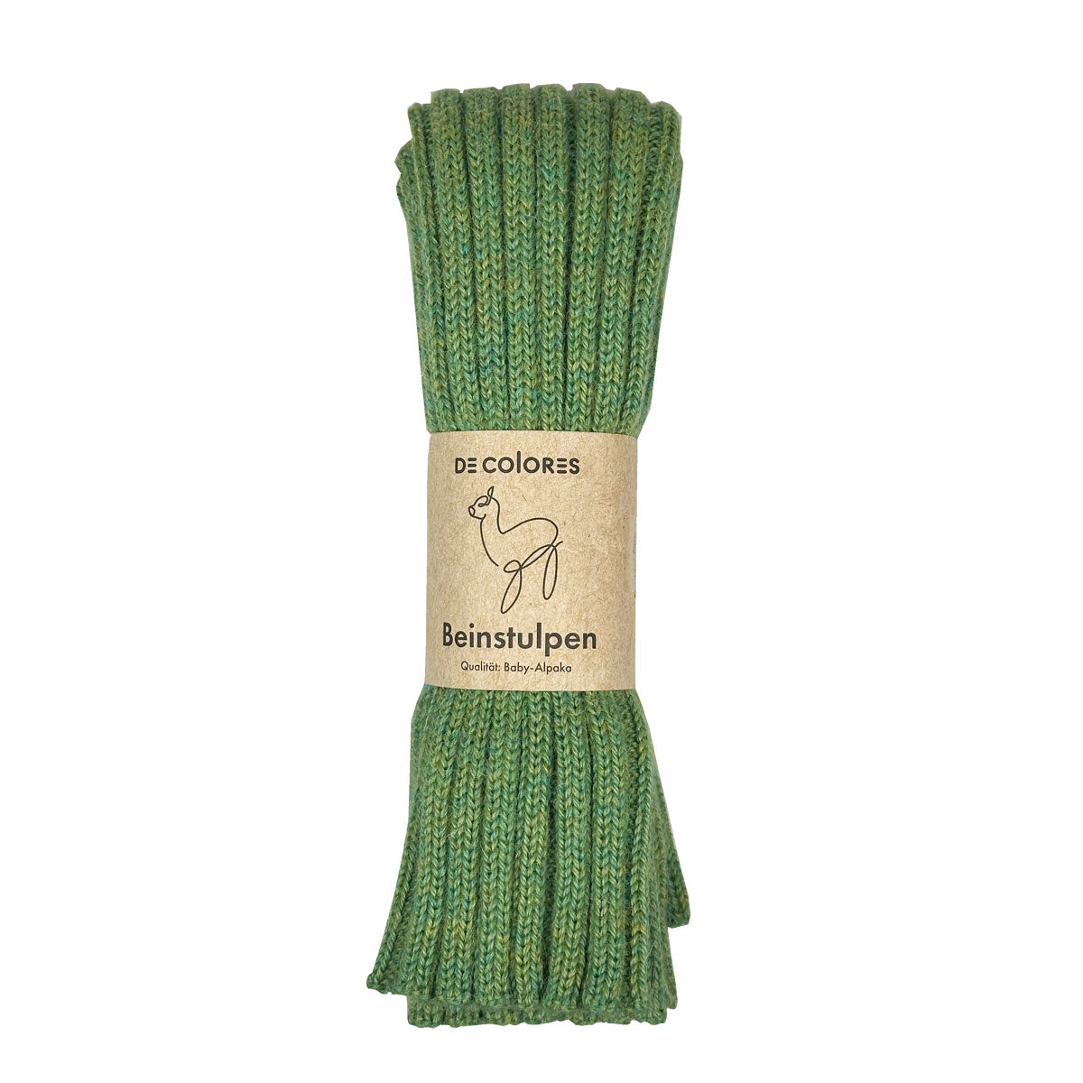 Alpaka Unisex Beinstulpen Rippstrick