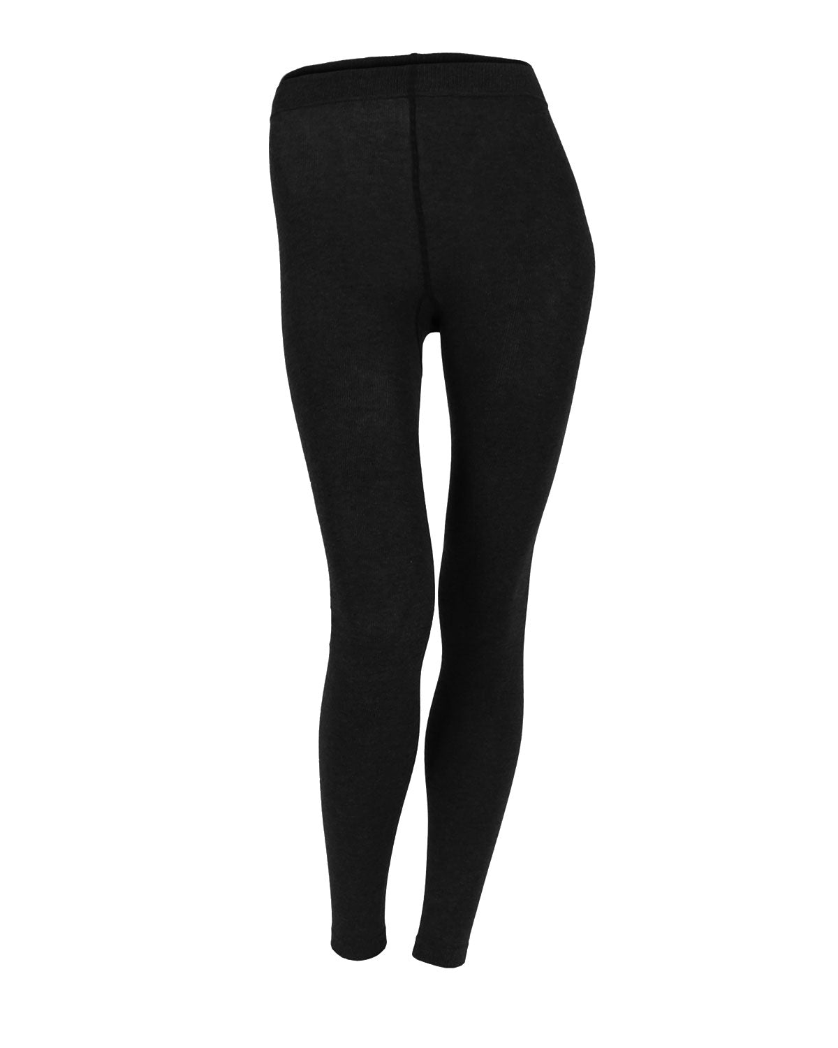 Damen Legging uni glatt gestrickt Bio Baumwolle Elasthan