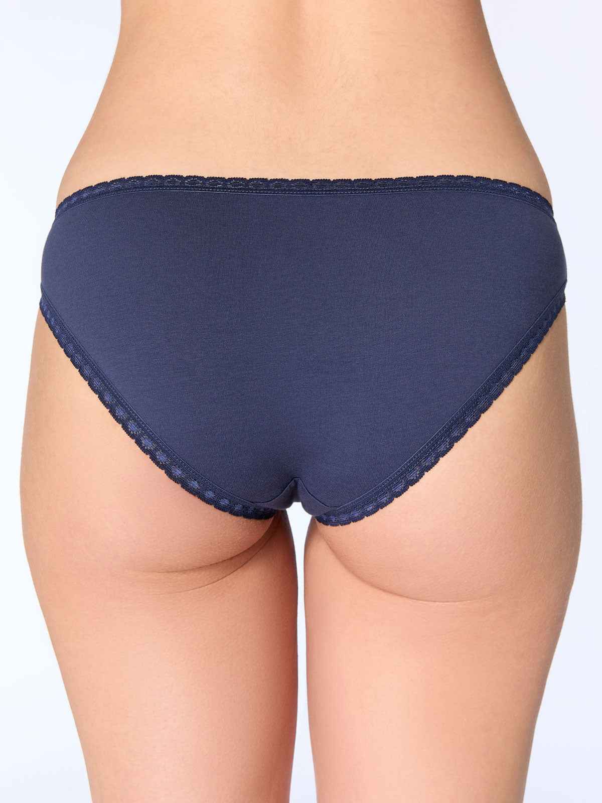 Albero Natur Damen Slip mit Spitze Bio Baumwolle Elasthan