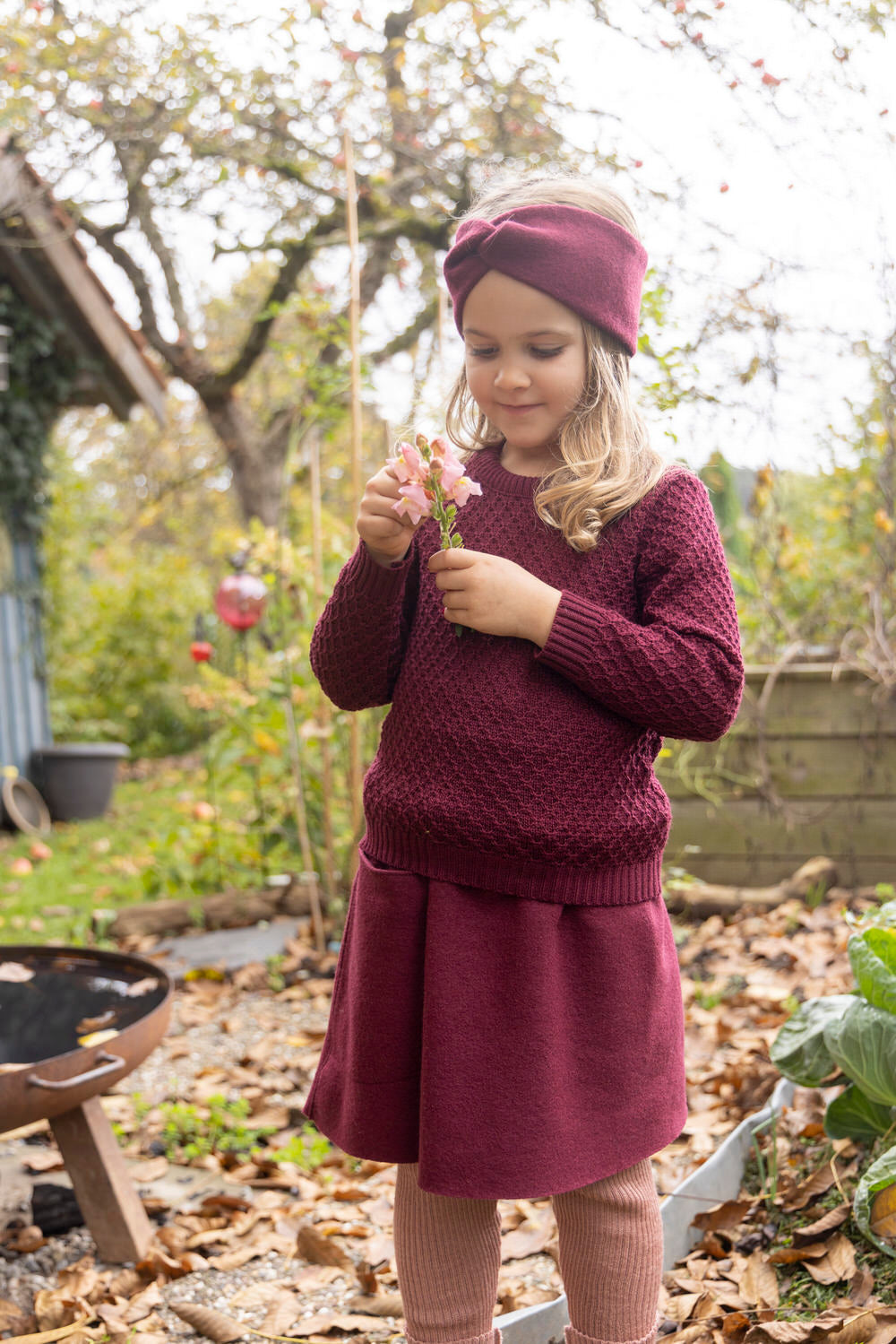 Disana Kinder Aran Pullover kbT-Merinowolle