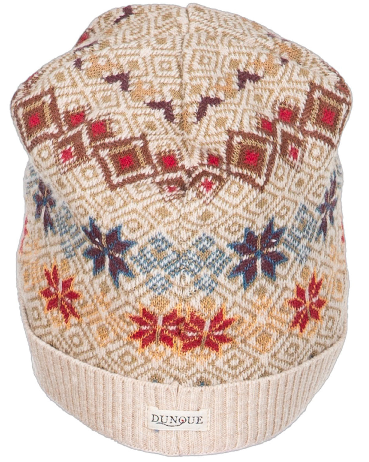 Jacquard-Mütze Schurwolle Baumwolle (Bio)