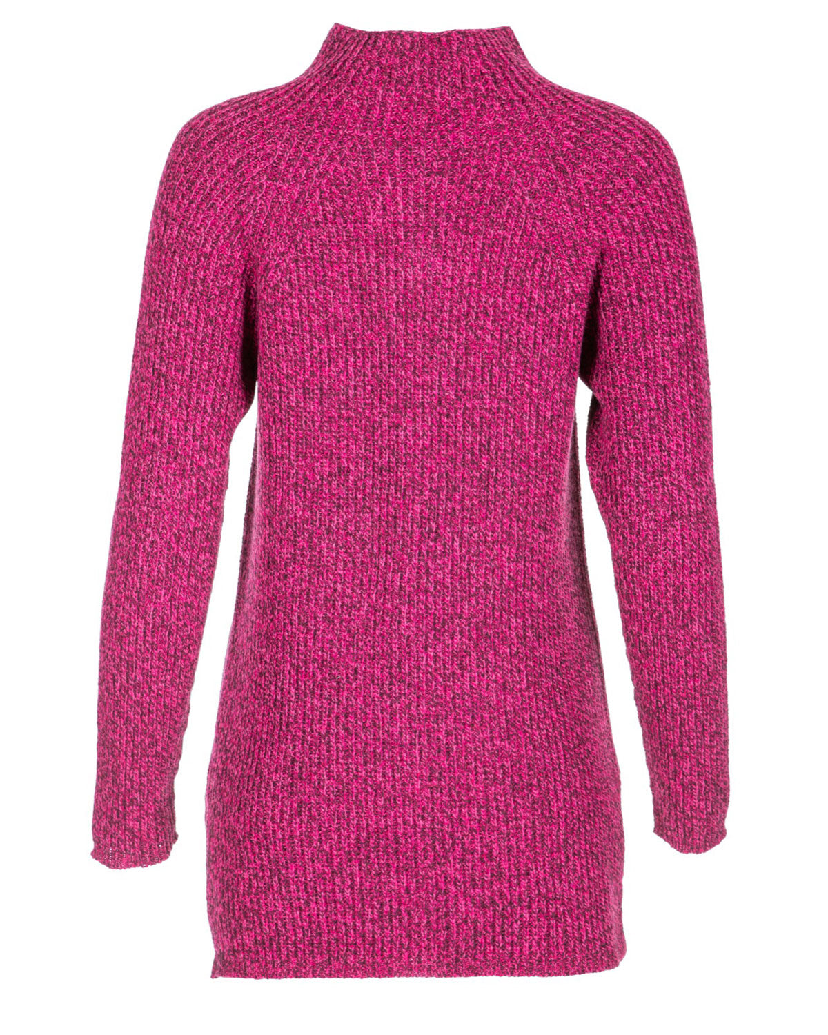 Dunque Damen Perlfang-Pullover mit Schlitz Wolle