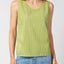 Hempage Damen Tank Top geringelt Hanf Bio Baumwolle