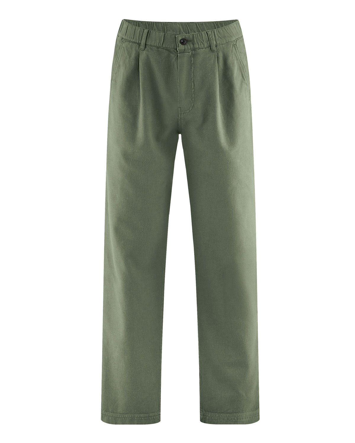 Herren Cargohose mit Bundfalte Hanf Bio Baumwolle