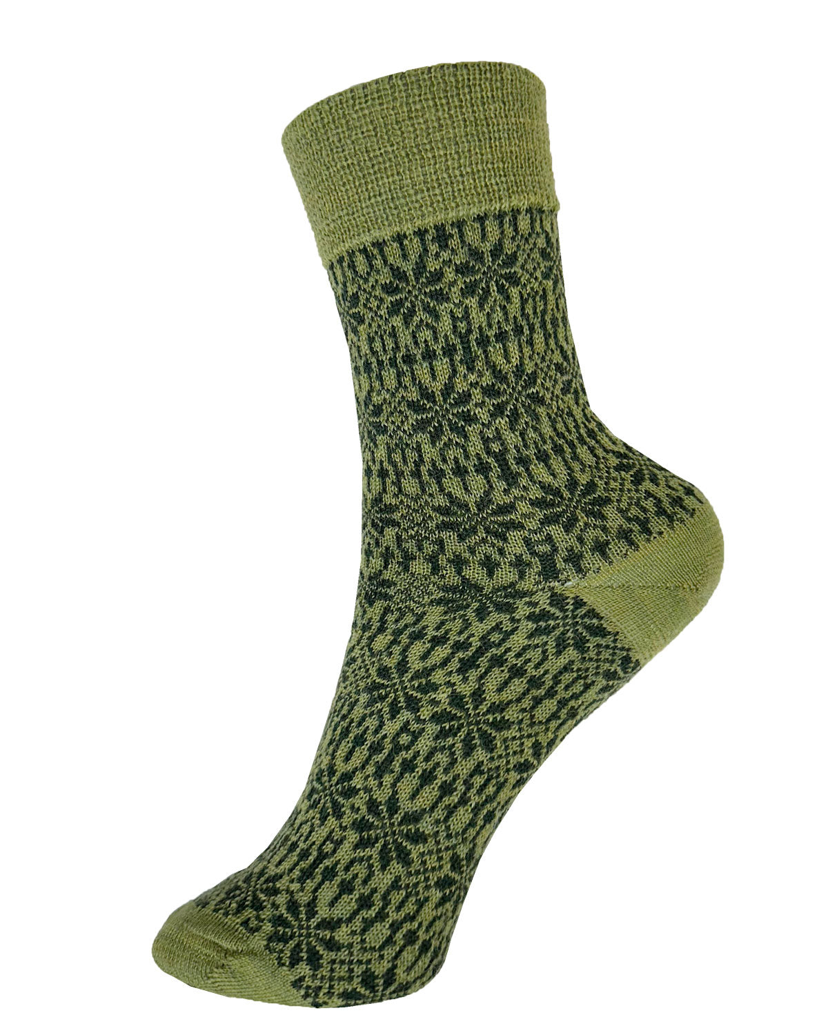 Hirsch Natur Baby Kind Norweger Feinstricksocke kbT Wolle