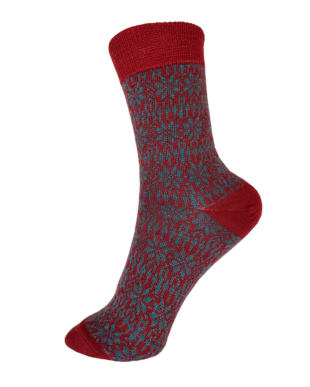 Hirsch Natur Baby Kind Norweger Feinstricksocke kbT Wolle