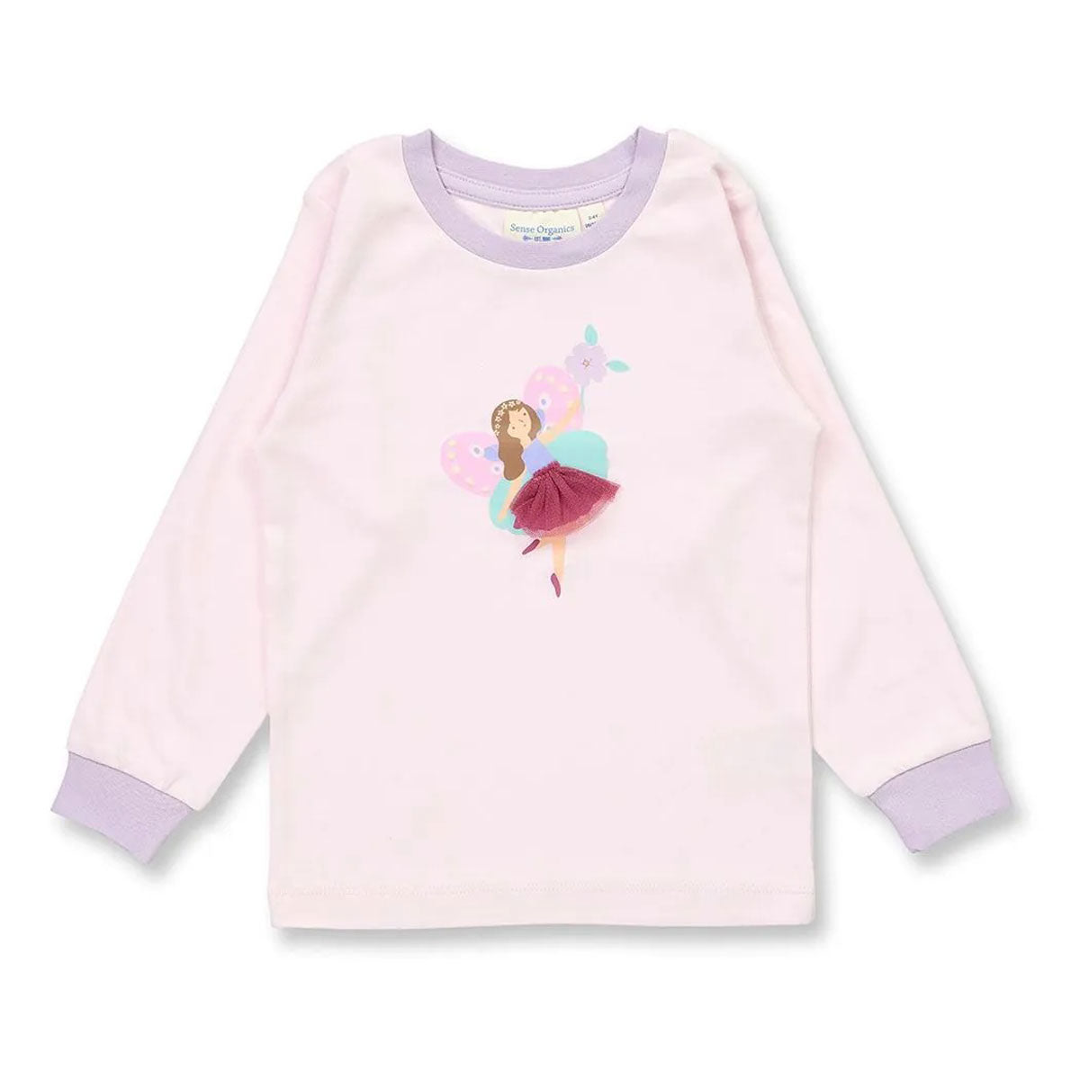 Kinder Schlafanzug mit Fairy Motiv Bio Baumwolle